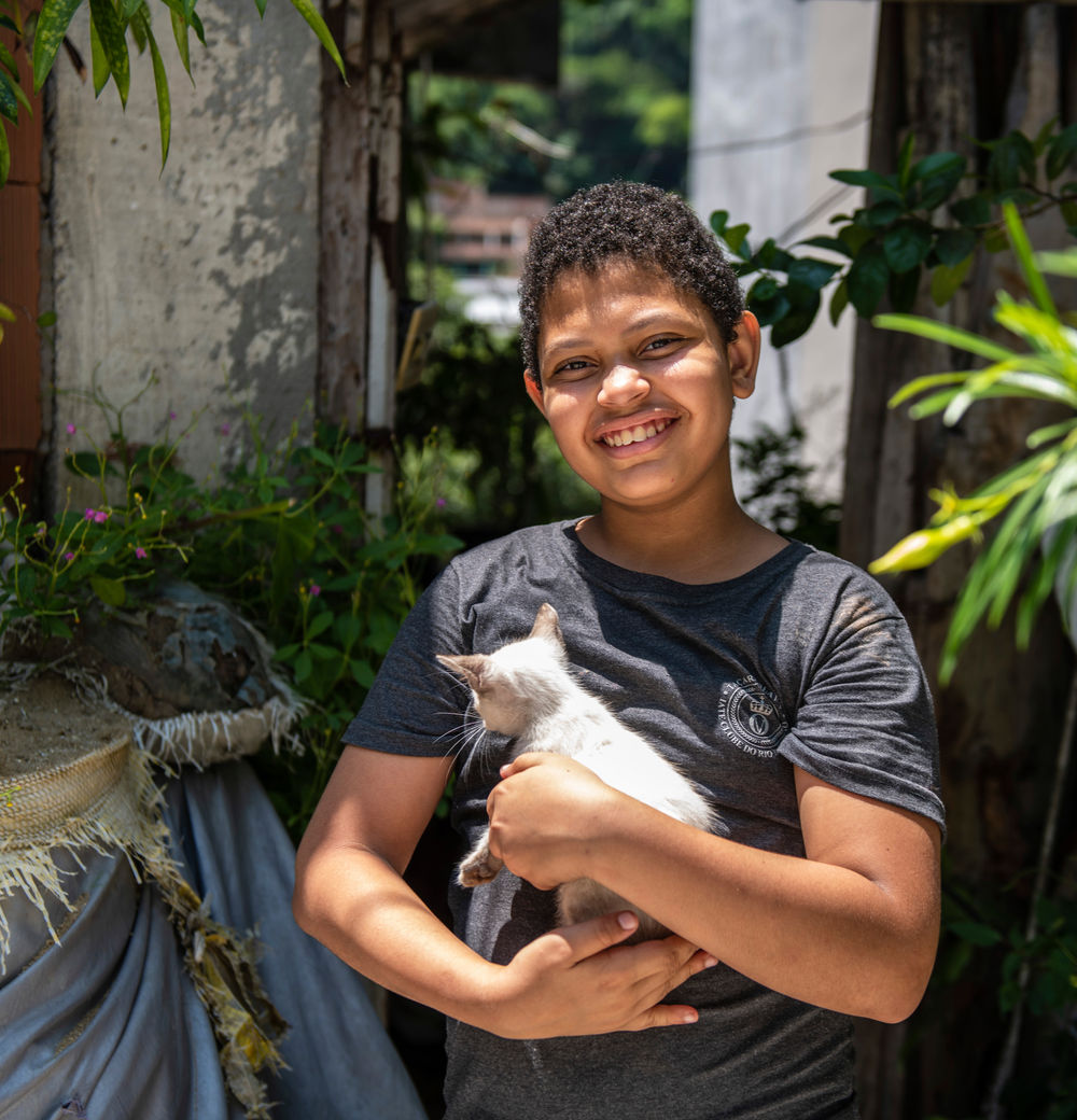 Jugendlicher in Rio